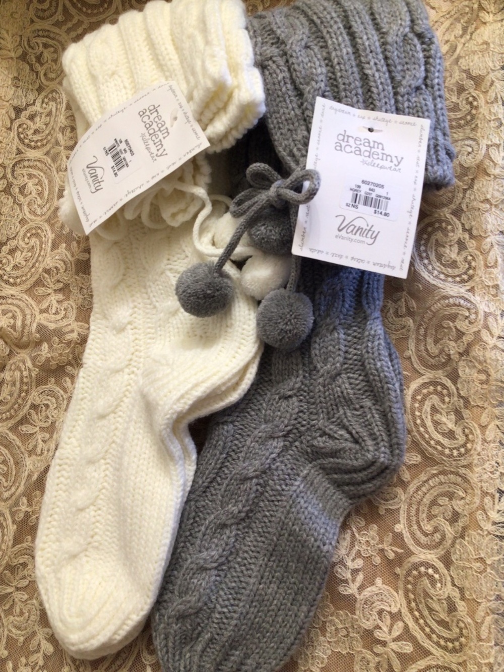 Cozy Dream Academy Winter Slipper Socks by Vanity